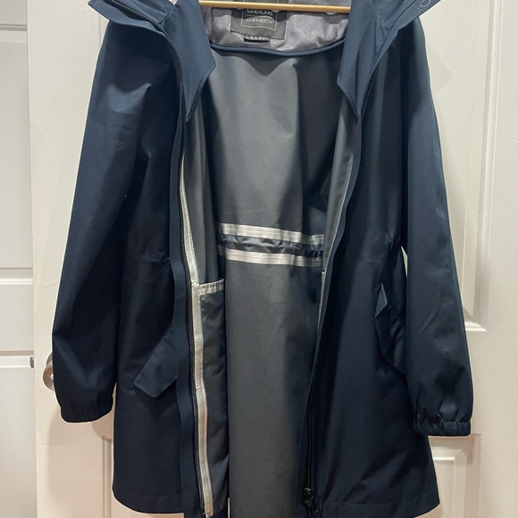 Geox Amphibiox Midnight Blue Women Jackets - Picture 8 of 16